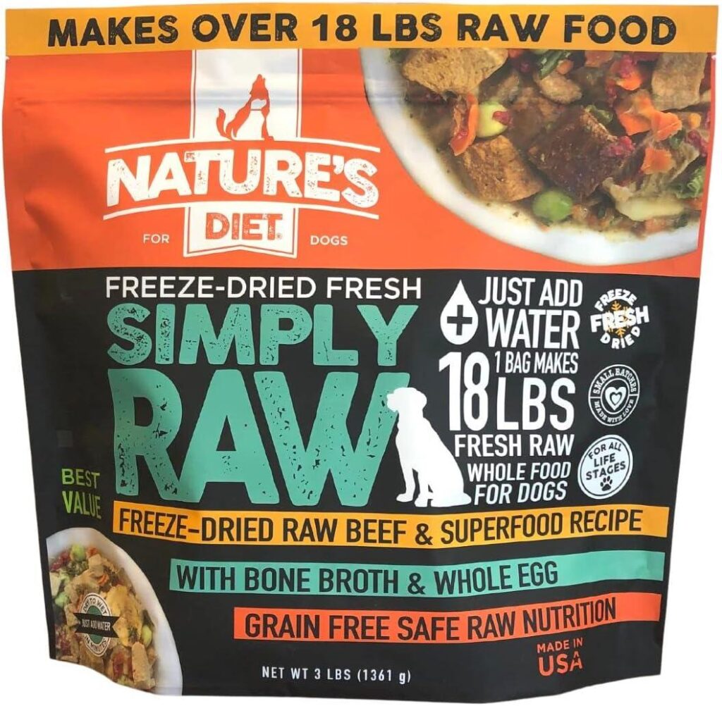 Best Pet Food – Nature’s Diet Simply Raw Freeze-Dried Meal Review