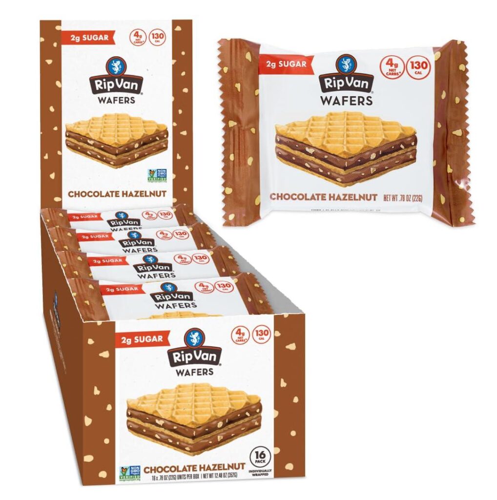 Best Healthy Snacks – Rip Van Chocolate Hazelnut Wafer Cookies Review