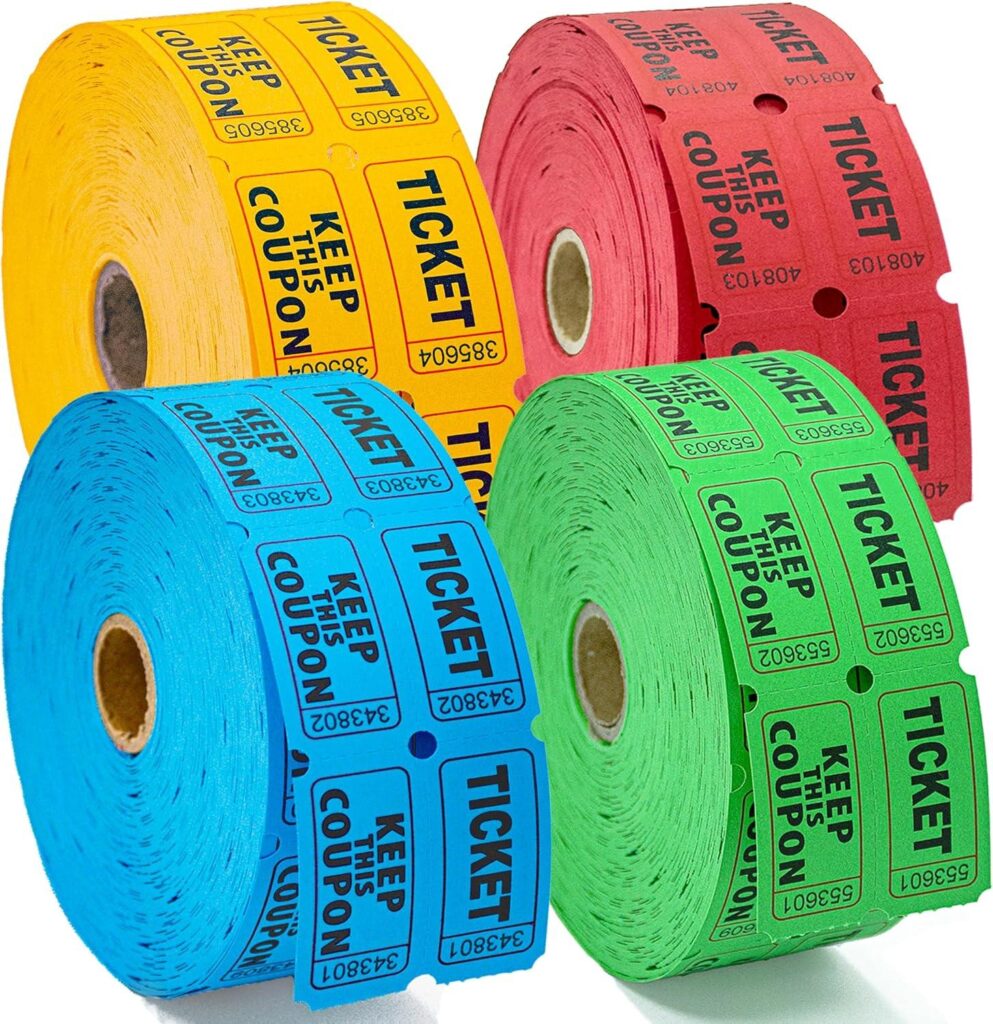 Best Raffle Tickets – 4800 Double Raffle Tickets Review